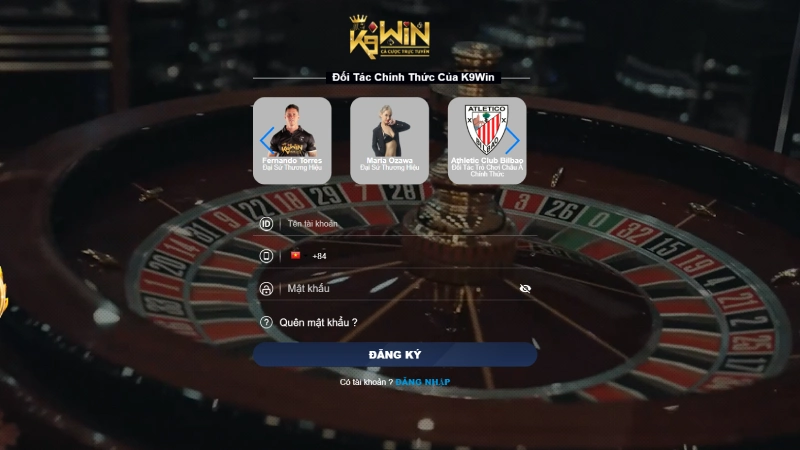 Cách thức mở tài khoản K9Win